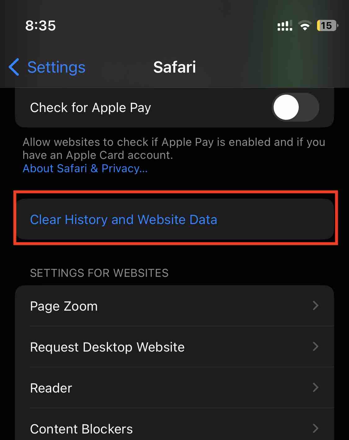 How to Clear Cache - Cookies and History on iPhone Safari